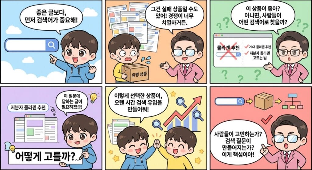 쿠팡 파트너스 활동 상품 선정